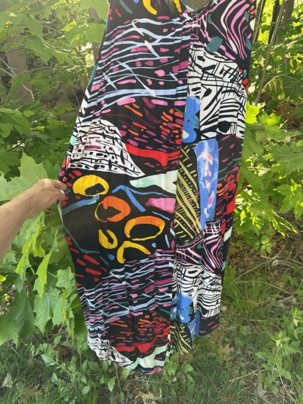 Vintage Y2K JAMS WORLD colorful graffiti graphic ILLUSION romper hawaiian S